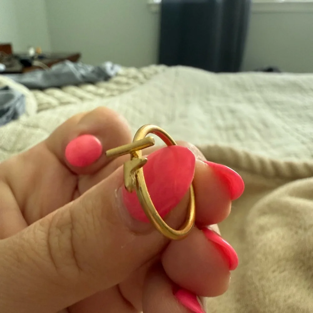 Madewell Gold Stacking Rings Set - Picture 3 of 5